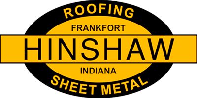 hinshaw roofing and sheet metal|hinshaw roofing frankfort in.